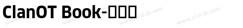 ClanOT Book字体转换